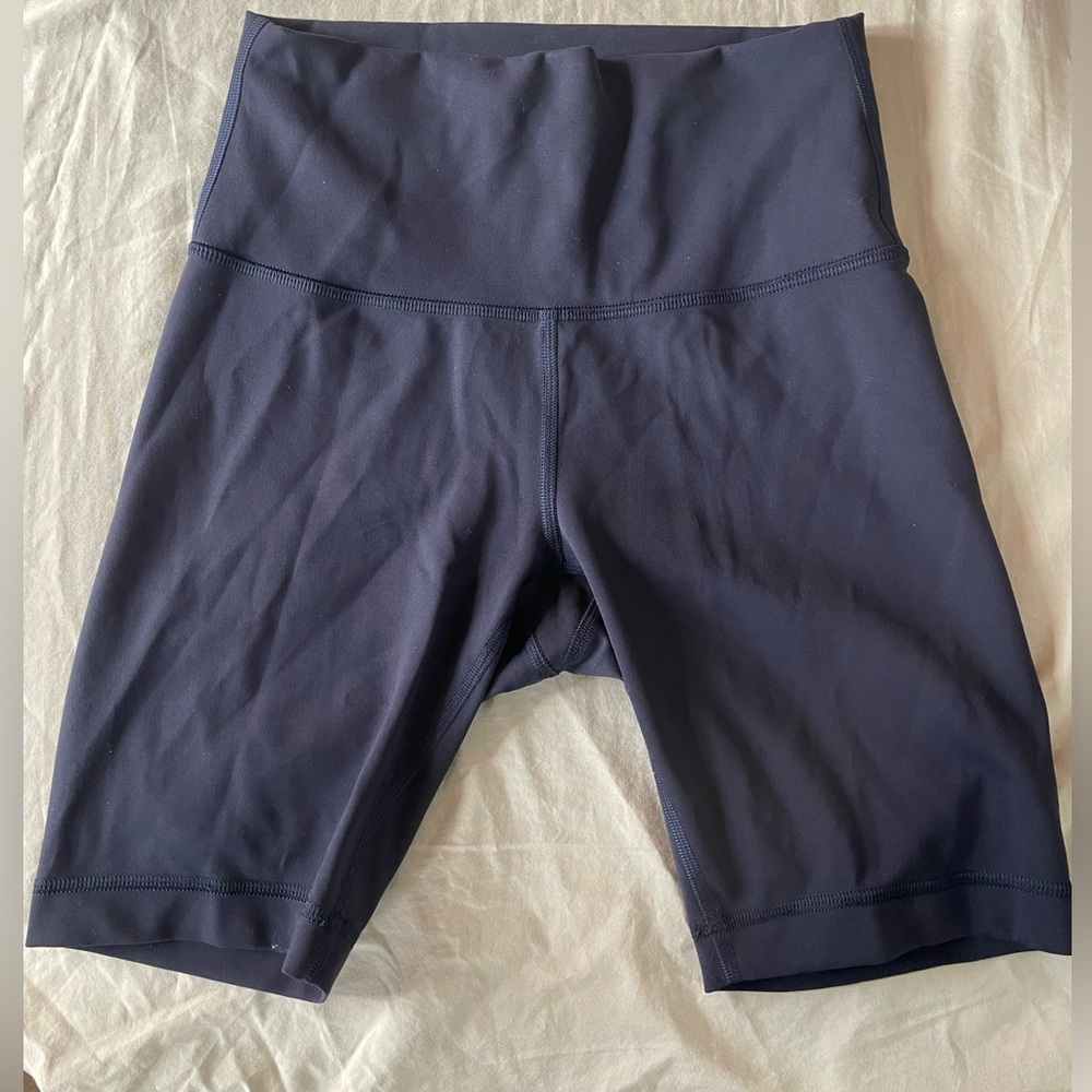 Lululemon Navy Biker Shorts - Size 4